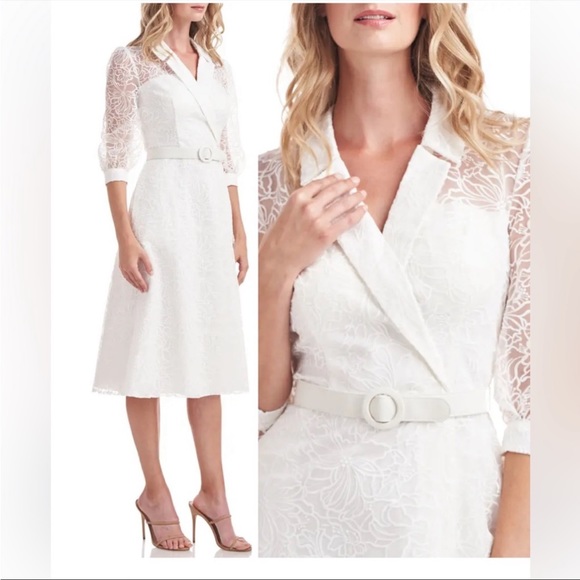 Kay Unger Khloe Illusion Midi - Picture 2 of 2